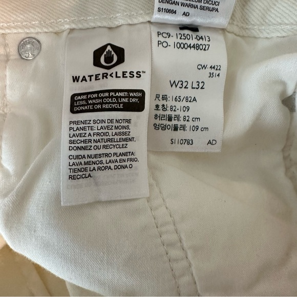 Levi’s 501 Original High Rise Straight Leg Jeans in Yacht Time Size 32 - Picture 7 of 11